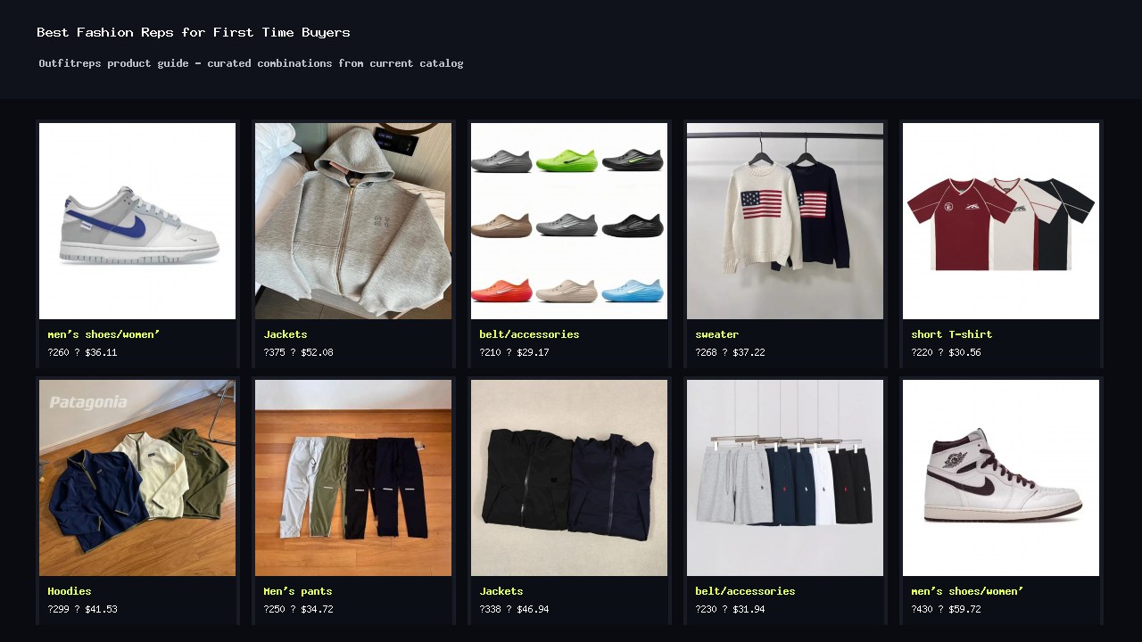 Best Fashion Reps for First Time Buyers