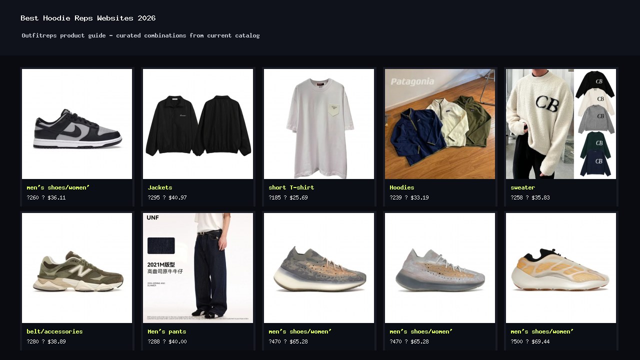 Best Hoodie Reps Websites 2026