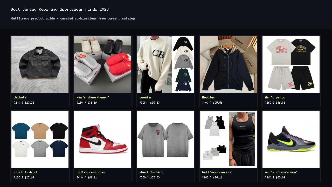Best Jersey Reps and Sportswear Finds 2026