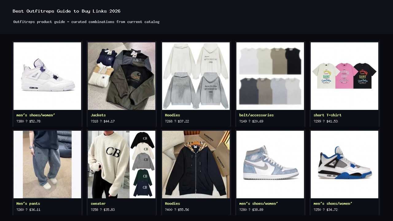 Best Outfitreps Guide to Buy Links 2026
