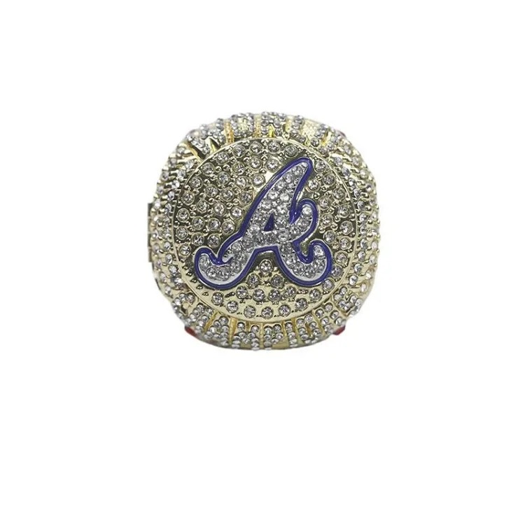 2021 Atlanta Braves MLB Championship Ring Magnetic Flip Design streetwear outfit product