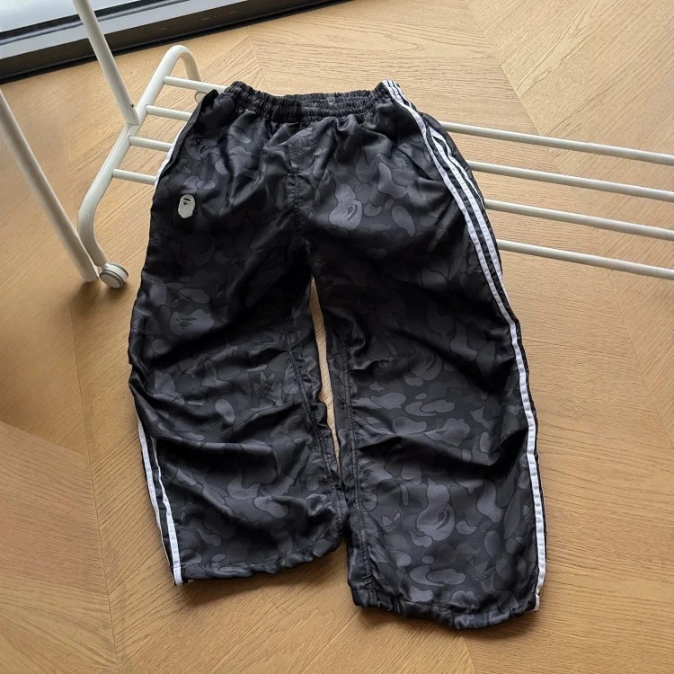 26ss style fashionable and versatile daily striped loose sports woven casual pants streetwear outfit product