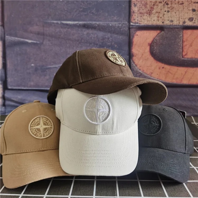 Adjustable baseball cap sun protection hat Korean style outdoor casual hip-hop hat curved brim hat cross embroidery sun hat streetwear outfit product
