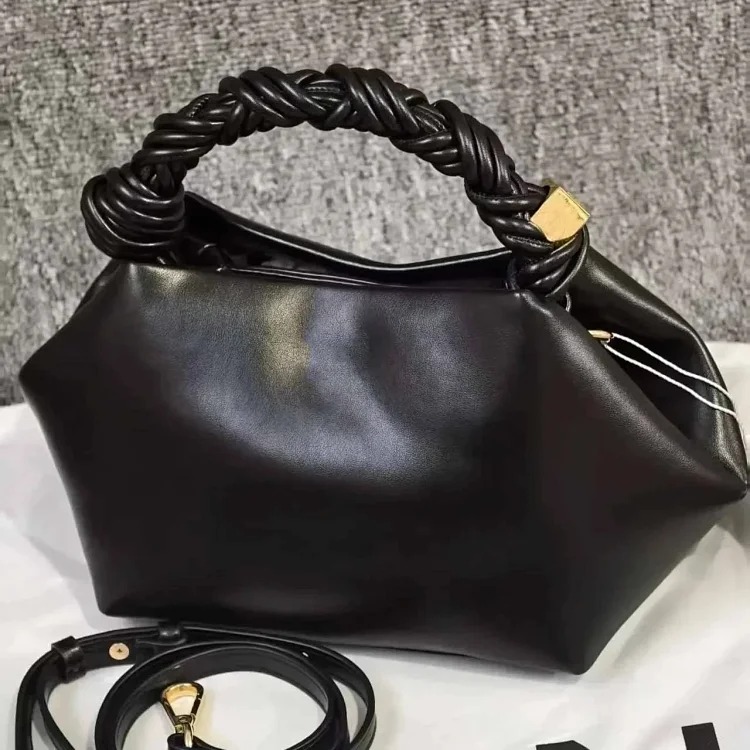 Amazon's best-selling pleated handle women's clutch versatile commuting large capacity soft glutinous dumpling bag Shiling bag streetwear outfit product