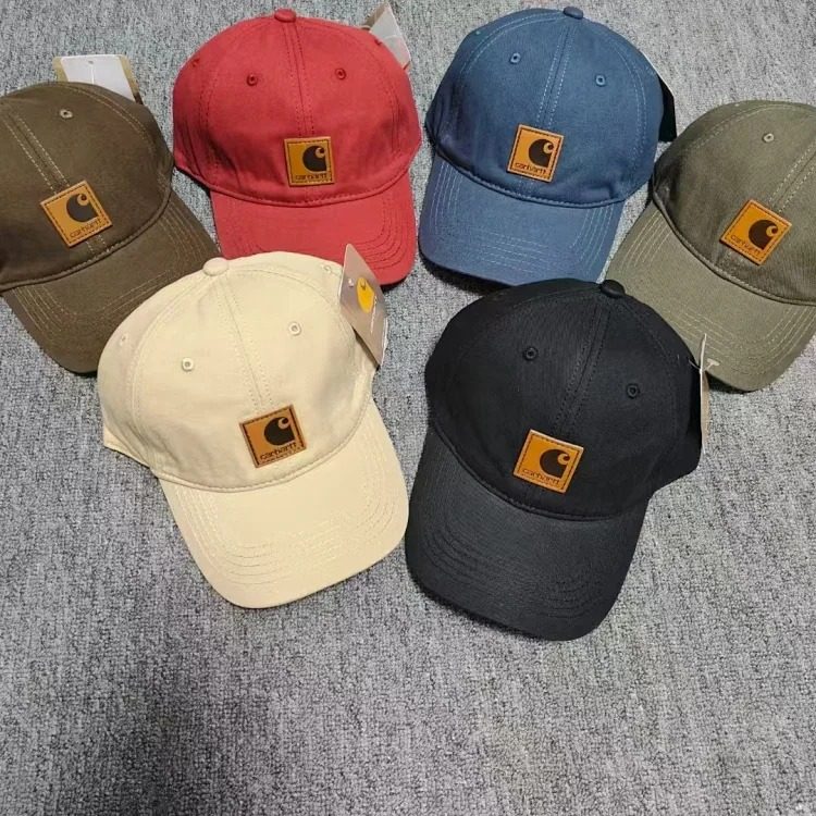Carhartt retro baseball hat washed material peaked cap couple men and women casual spring and summer sunshade soft top trendy brand streetwear outfit product