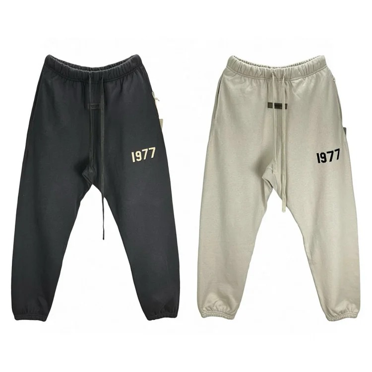 Fear of God FOG ESS 1977 printed terry trousers streetwear outfit product