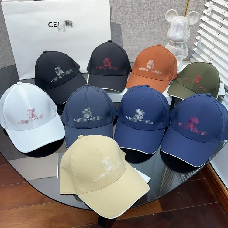 Hat new double-layer hard top versatile fashion casual embroidered peaked cap trendy baseball cap outdoor high-end men and women streetwear outfit product