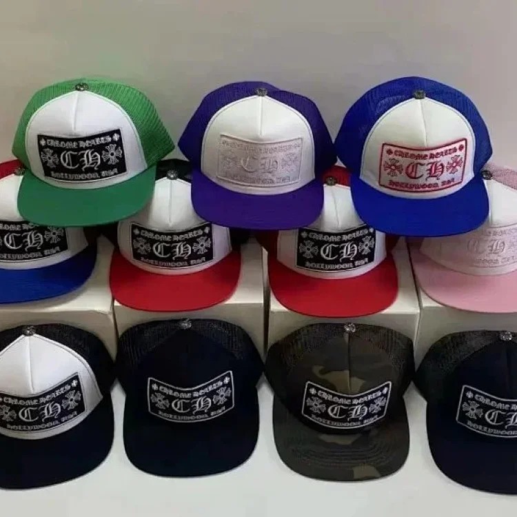 Hat Sanskrit embroidery color-blocked peaked cap couple style cross-border flat top streetwear outfit product