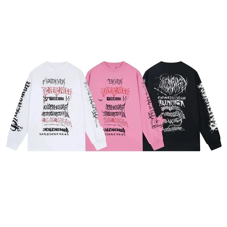 Heavy B home/Paris. 2024 new style. Year of the Dragon limited print long-sleeved T-shirt, loose for men and women. streetwear outfit product
