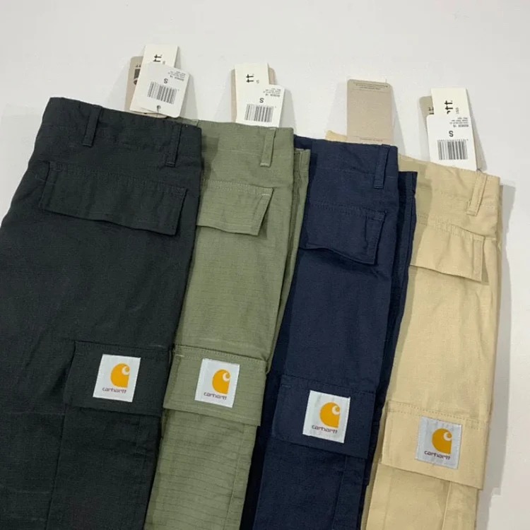 High-quality Kaha Car multi-pocket overalls casual straight long American retro mountain style Japanese trendy couples for men and women streetwear outfit product