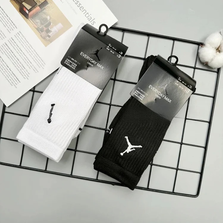 JORDAN Basketball Socks Men's Long Socks Wholesale Towel Bottom Thickened Elite Socks Sports Socks Sweat-Absorbent Socks streetwear outfit product