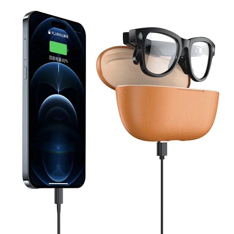 M02 Ultra black technology 8 million pixels reversible charging compartment smart glasses wifi viewing picture recognition translation streetwear outfit product