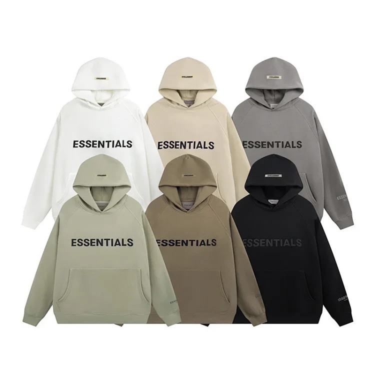 Multi-line Esse wholesale new trendy chest LOGO hooded sweatshirt FOGntials casual versatile hoodie-MLMLSPHO0202 streetwear outfit product