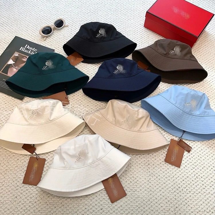 New 1P letter big brim fisherman hat new big head circumference hat summer sun protection hat sun hat sun hat streetwear outfit product