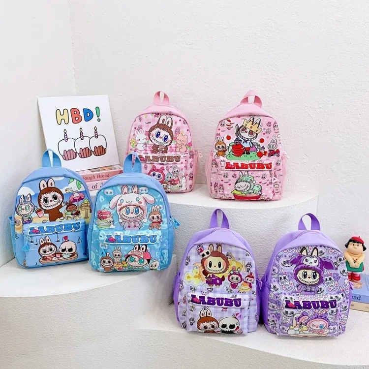 New Large Capacity Cartoon Animation Children's School Bag Cute Elementary School Backpack Kindergarten Rabbu Backpack Bag streetwear outfit product