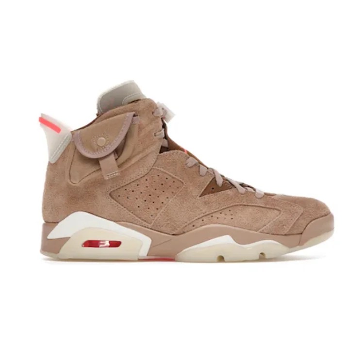 OG 6 Retro Travis Scott British Khaki Fashion sneakers streetwear outfit product