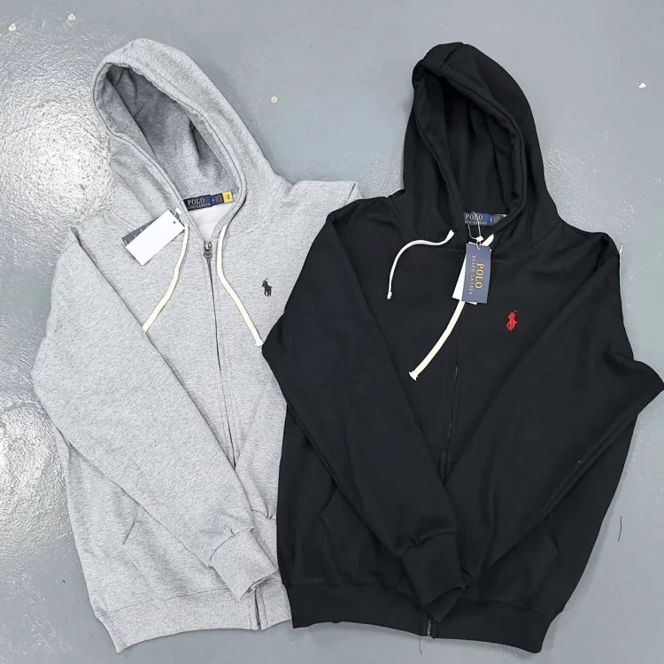Ralph coat sweatshirt Ralph Lauren cardigan pony coat for men streetwear outfit product