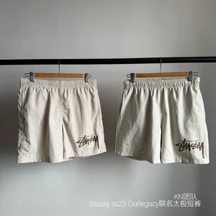 Ready in stock KN Team Stussy ss23 Ourlegacy co-branded Tai Chi shorts streetwear outfit product