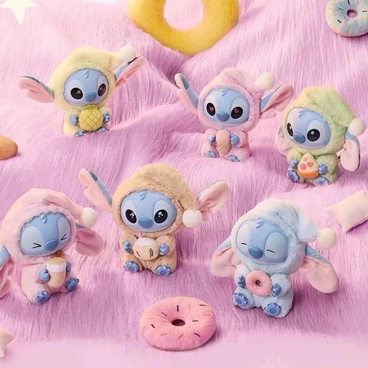 Stitch series blind box trendy figures Stitch vinyl plush toys cute toys birthday gifts wholesale streetwear outfit product