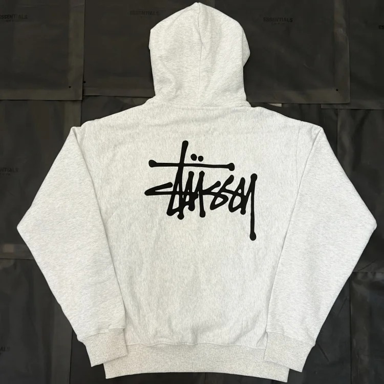 Stussy basic thin velvet hoodie sweatshirt, , classic and timeless, universal matching item, complete packaging, sizes S-XL streetwear outfit product