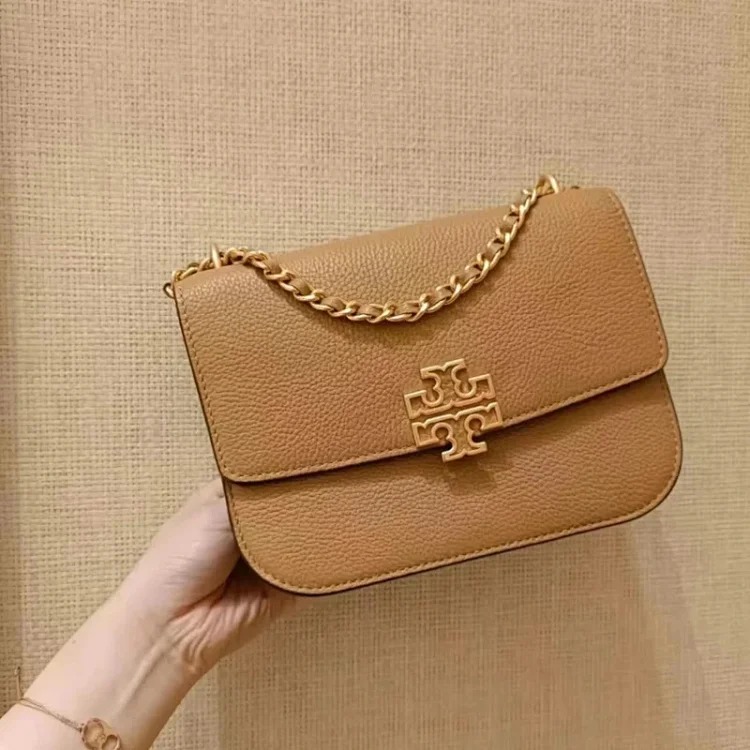 Torty Burch new tofu bag chain shoulder armpit bag high-end fashion versatile portable small square bag for women streetwear outfit product