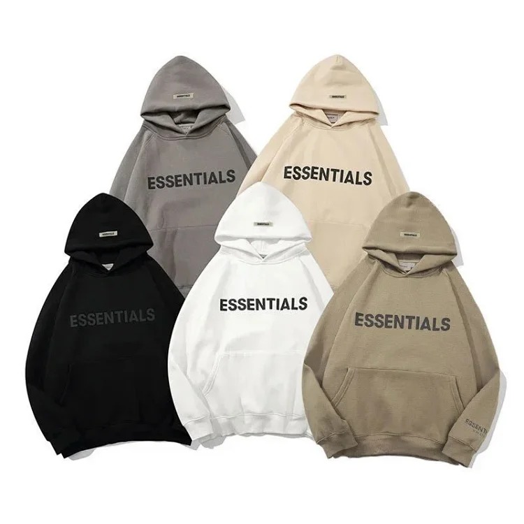 Trendy new chest LOGO taped hooded sweatshirt FO-G streetwear outfit product