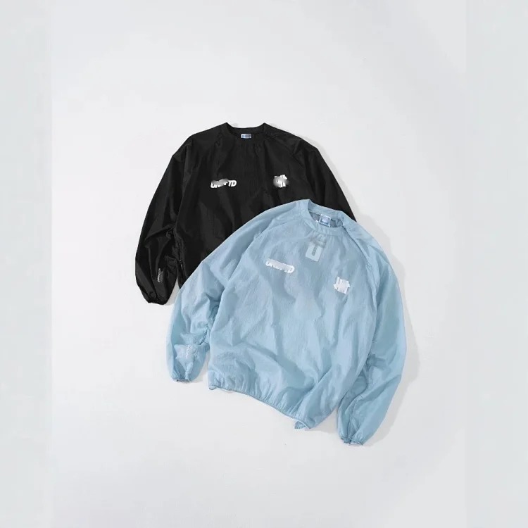 U NDEFEATED 5-stripe leather jacket, round neck zipper, high-end design, trendy brand high version streetwear outfit product