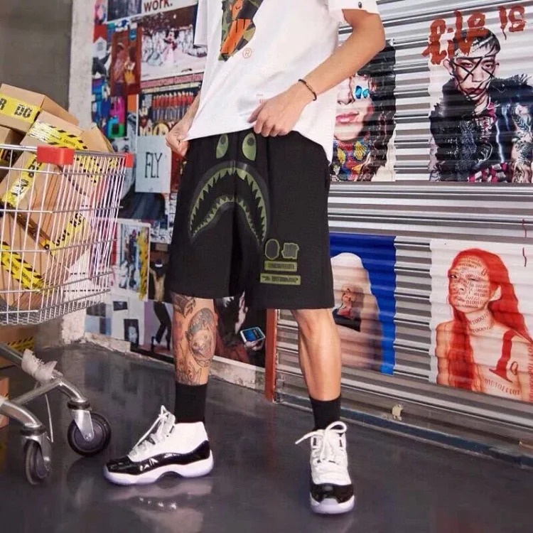 Velcro shorts shark shorts streetwear outfit product