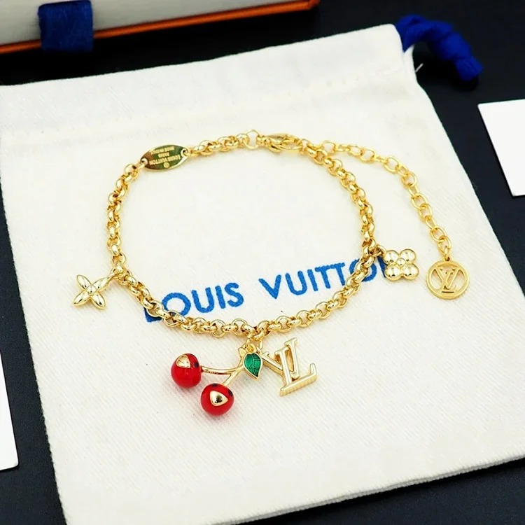 XXX-LYWD cherry letter flower bracelet-3815 streetwear outfit product