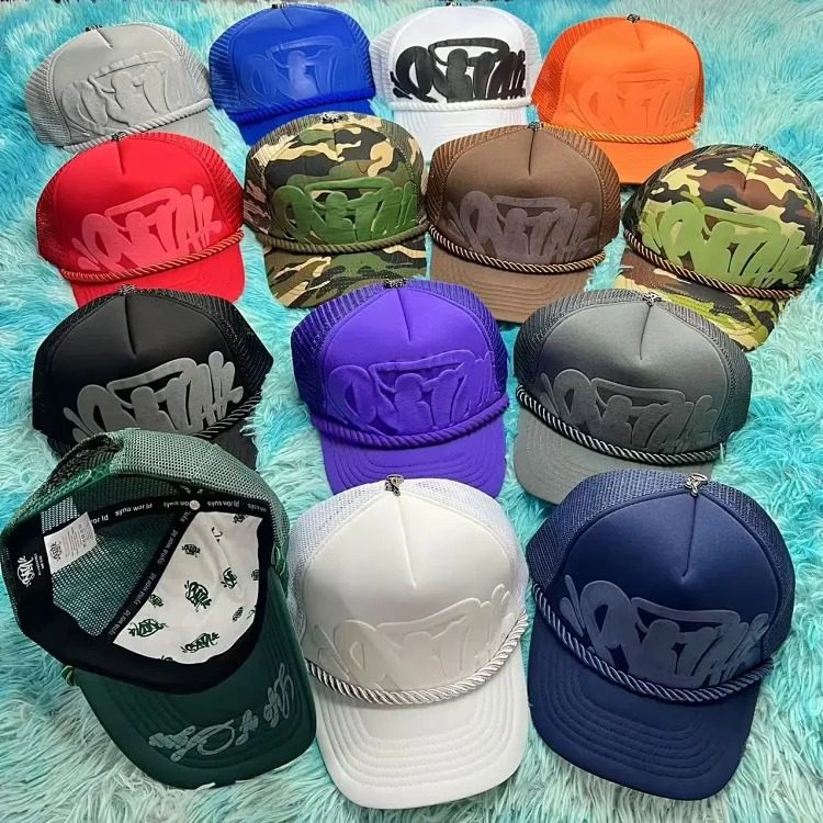 YY08--Huage Selected Breathable Mesh World Hats for Men and Women (No Box) streetwear outfit product