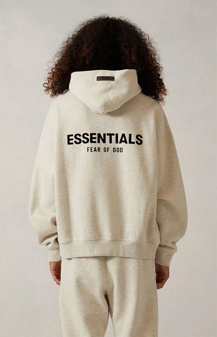 FEAR OF GOD FOG ESSENTIALSHigh street plush printed hoodie sweatshirt | Outfitreps Spreadsheet
