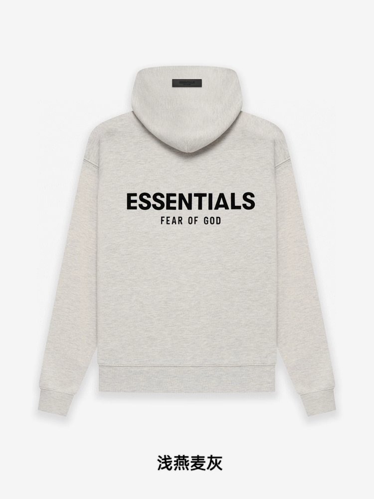 FEAR OF GOD FOG ESSENTIALSHigh street plush printed hoodie sweatshirt | Outfitreps Spreadsheet