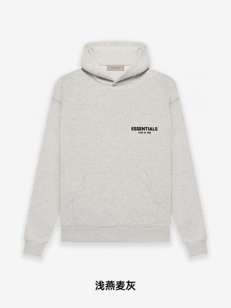 FEAR OF GOD FOG ESSENTIALSHigh street plush printed hoodie sweatshirt | Outfitreps Spreadsheet