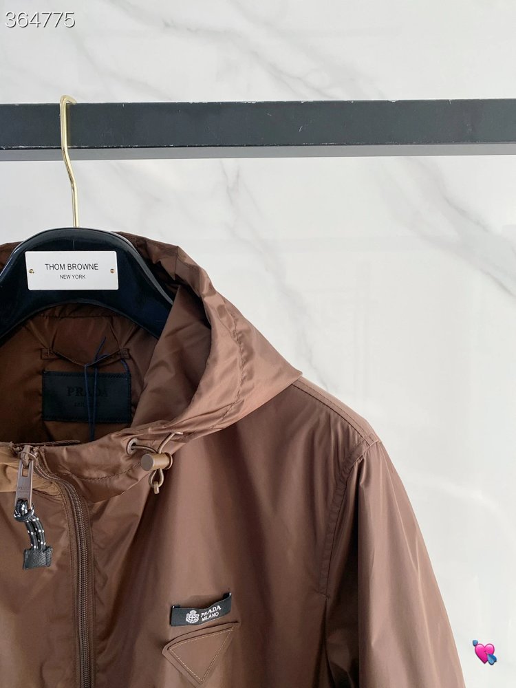 Prada 2026 Spring/Summer New Men's Fashion Hooded Casual Jacket | Outfitreps Spreadsheet