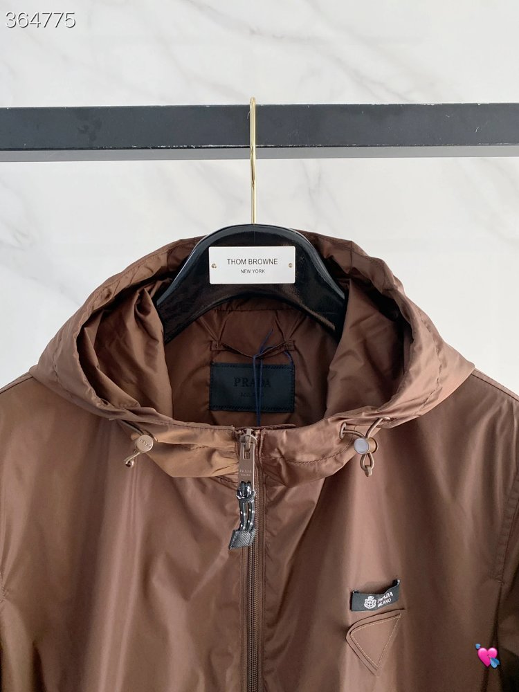Prada 2026 Spring/Summer New Men's Fashion Hooded Casual Jacket | Outfitreps Spreadsheet