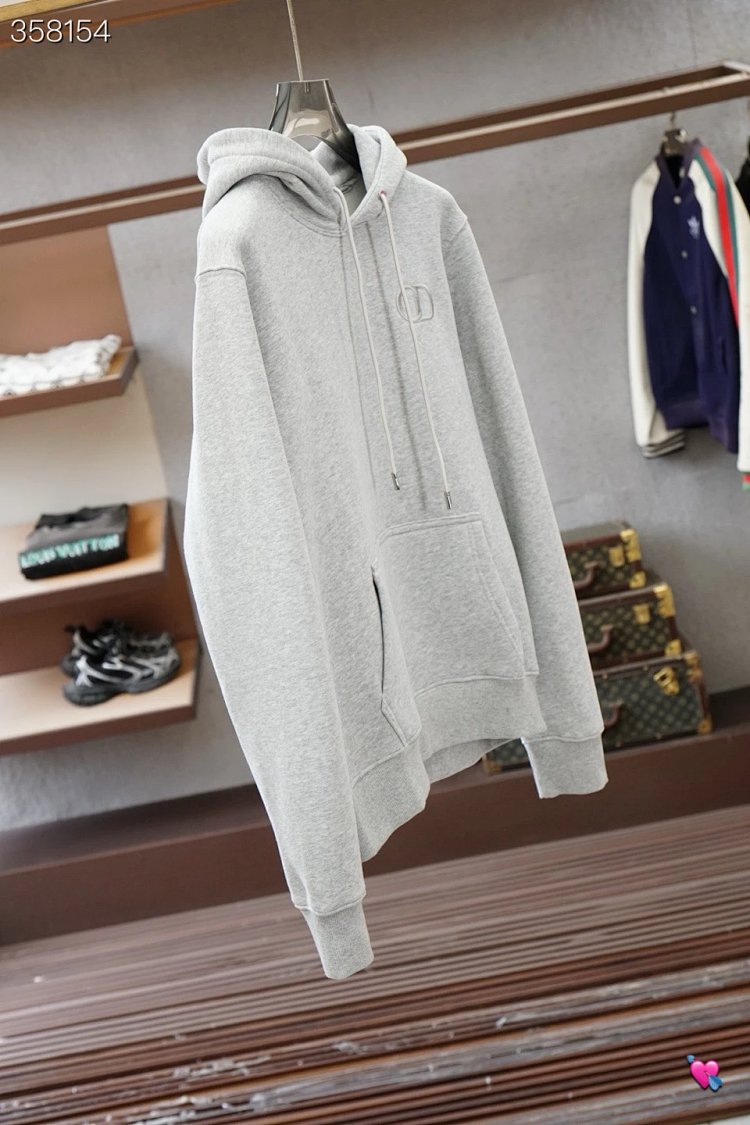 DiorDior classic CD embroidered hooded pure cotton men's fashionable casual hooded sweatshirt | Outfitreps Spreadsheet