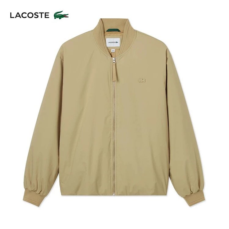 LACOSTEFrench Crocodile New Trendy Cotton Flight Jacket Cotton Coat BH2596