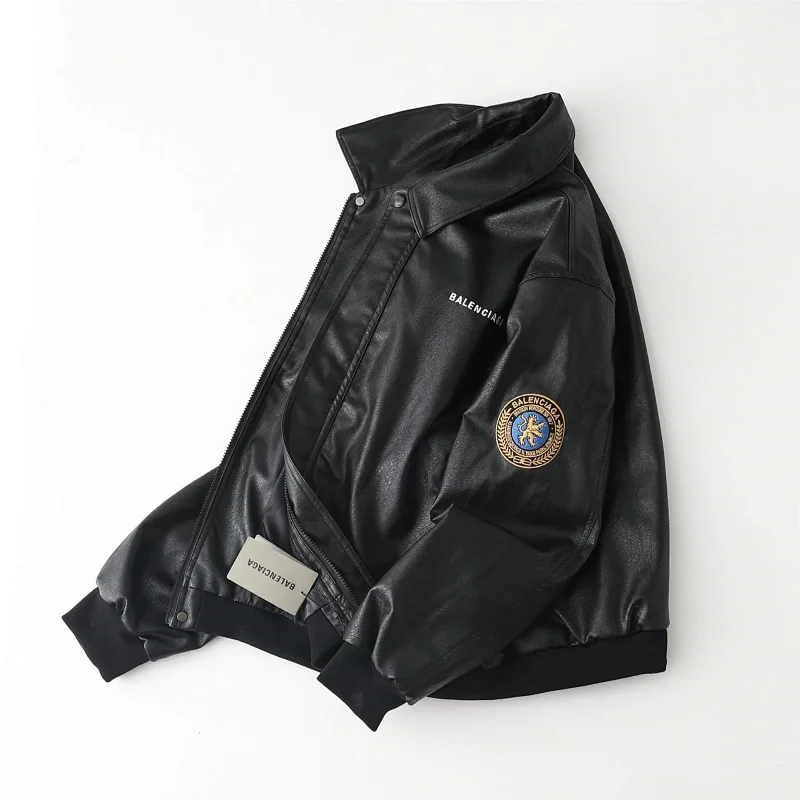 Balenciaga Simulated PU leather jacket with loose fit | Outfitreps Spreadsheet