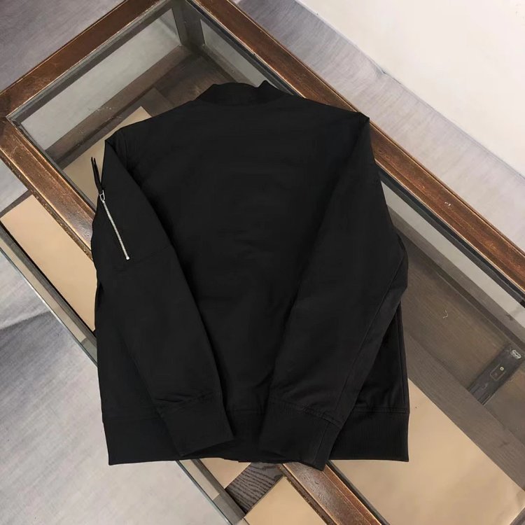 Prada men's jacket baseball collar zipper jacket cardigan solid color men's casual | Outfitreps Spreadsheet