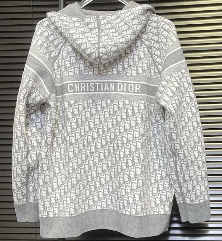 DIOR Light luxury full print spring and autumn jacket, unisex trendy brand cardigan and hooded j | Outfitreps Spreadsheet