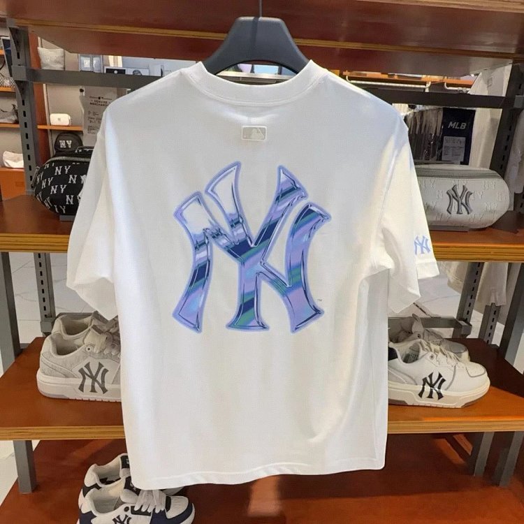 MLBLight luxury short sleeved t-shirt men's round neck half sleeved top unisex | Outfitreps Spreadsheet