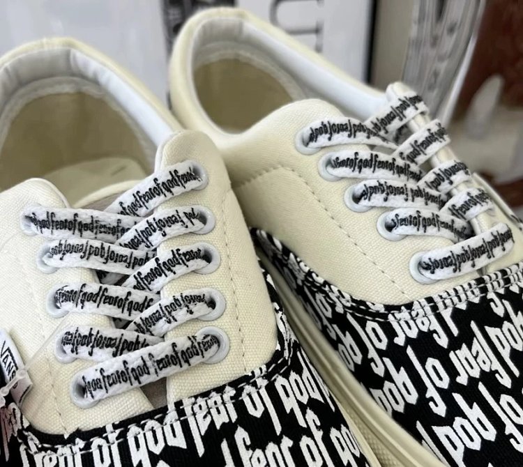 Wansi board shoes, one foot low cut shoesFear of God x Vans Era 95 dx white black fog | Outfitreps Spreadsheet