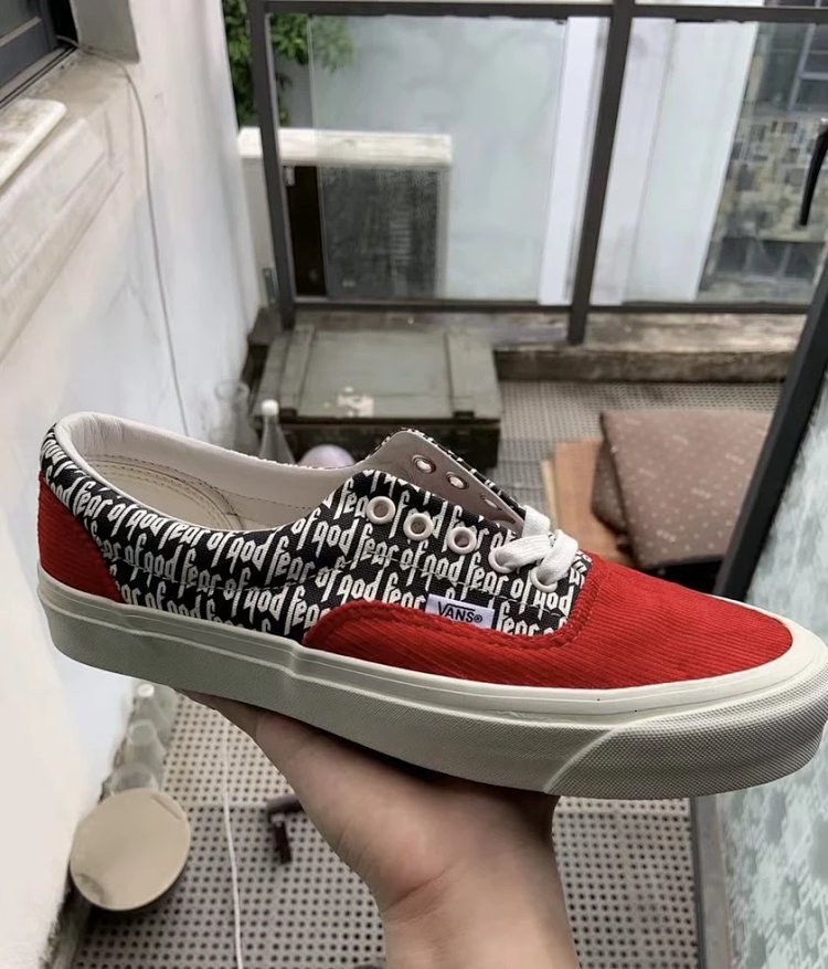 Wansi board shoes, one foot low cut shoesFear of God x Vans Era 95 dx white black fog | Outfitreps Spreadsheet