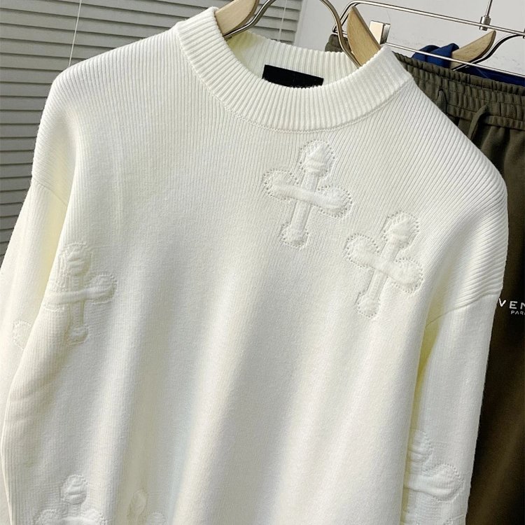Chrome Hearts Knitted Sweater for Men and Women
