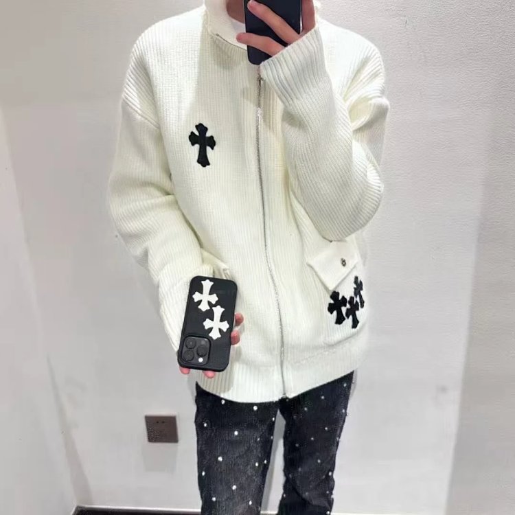 Chrome Hearts cardigan knitted sweater jacket for both men and women | Outfitreps Spreadsheet