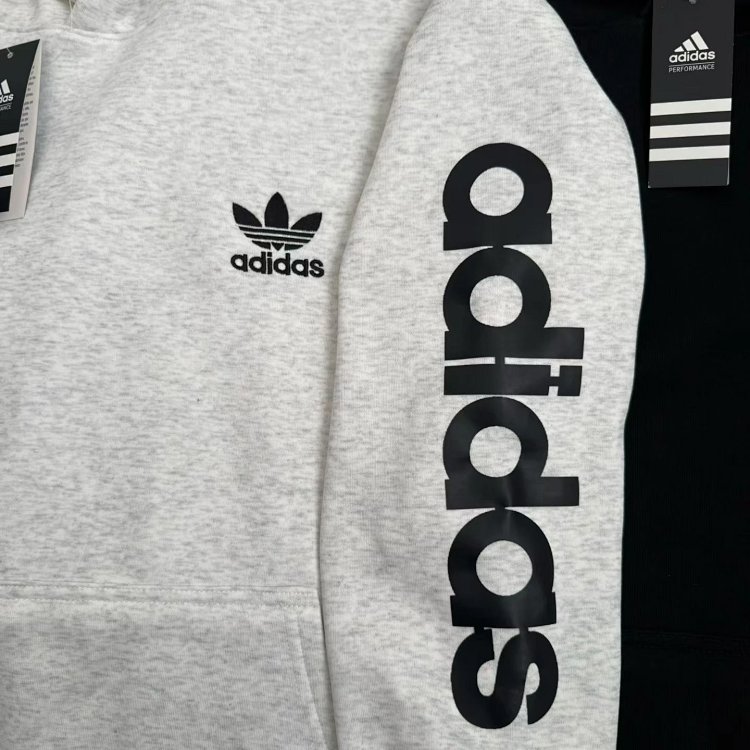 Adidas Kirin arm fleece hooded sweatshirt for men and women, Adidas long sleeved hooded pullover | Outfitreps Spreadsheet