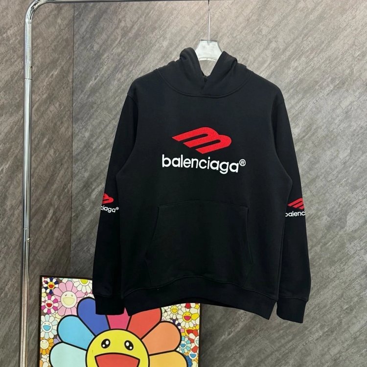 Balenciaga hooded sweatshirt, light luxury jacket, unisex top, long sleeved | Outfitreps Spreadsheet