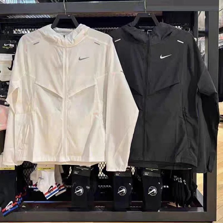 Nike outerwear men's cardigan women's unisex trendy brand spring and autumn monsoon runner jacket submachine jacket