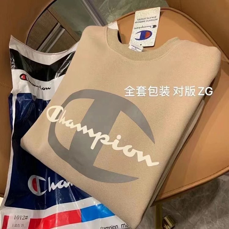 Champion plus velvet sweatshirt long sleeved unisex couple casual pullover sports top trendy | Outfitreps Spreadsheet