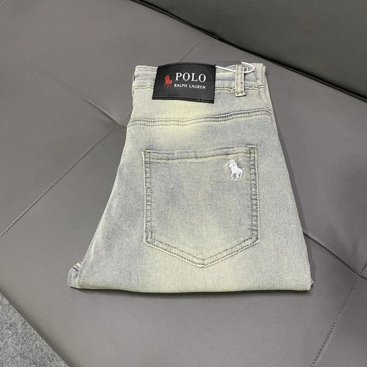 Ralph Lauren jeans embroidered casual pants straight leg slim fit pants | Outfitreps Spreadsheet